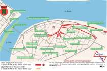 Движение транспорта на нескольких участках Нижнего Новгорода временно перекроют